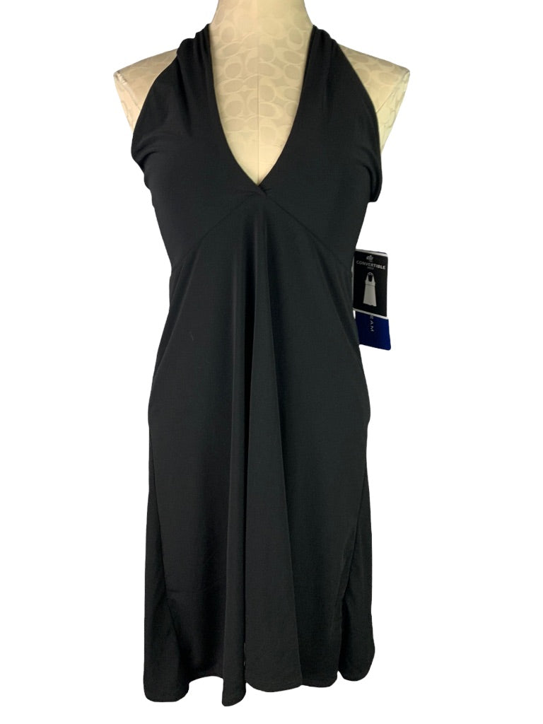 Medium Ocean Dream Signature The Convertible Dress Black Halter New