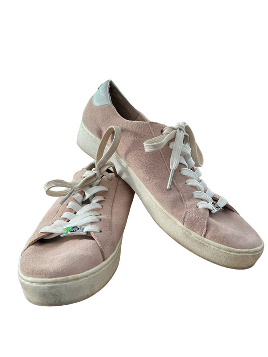 8.5 M Michael Kors Blush Pink Suede Sneakers