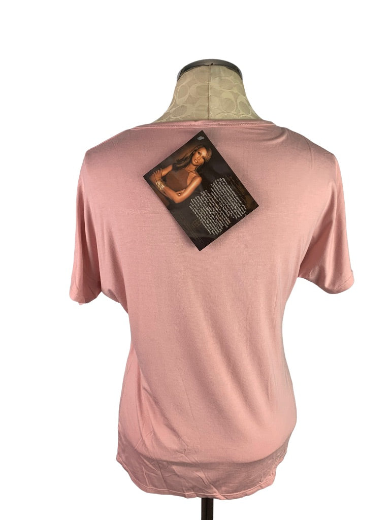 Medium Iman New Pink Short Sleeve Women's Tshirt