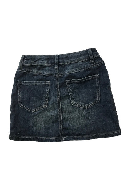 Medium Cherokee Girls Jean Denim Skirt Glitter Adjustable Waist