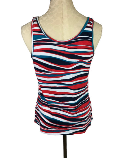 Large Apt 9 Junior Women's Soft Tank Top Sleeveless Scoop Neck Striped