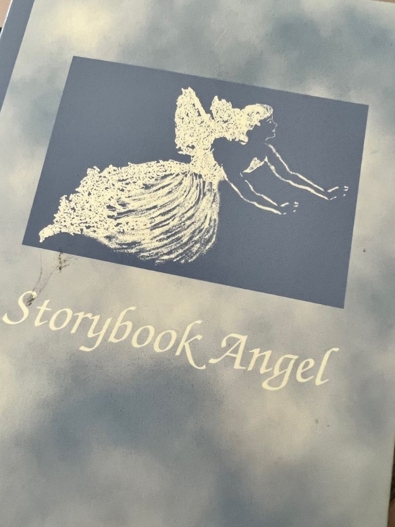 NIB Storybook Angel Brooch Pin Silvertone With Faux Pearl and Rhinestone