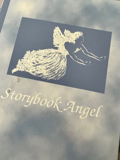 NIB Storybook Angel Brooch Pin Silvertone With Faux Pearl and Rhinestone