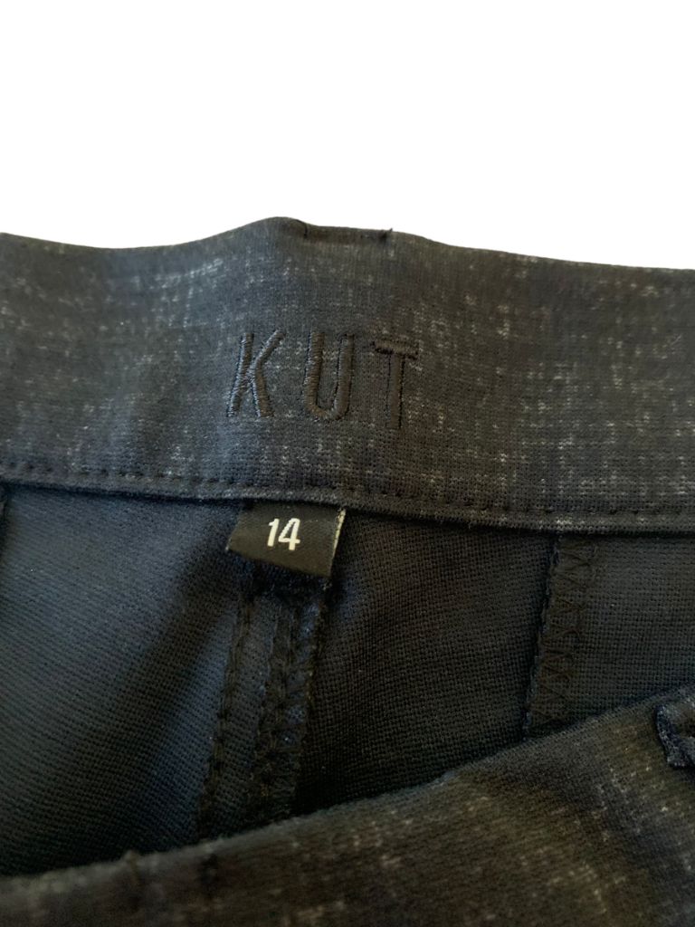 14 Kut from the Kloth Women's Gray Stretch Dress Pants "Skinny" 31.5" inseam