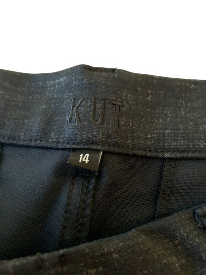 14 Kut from the Kloth Women's Gray Stretch Dress Pants "Skinny" 31.5" inseam