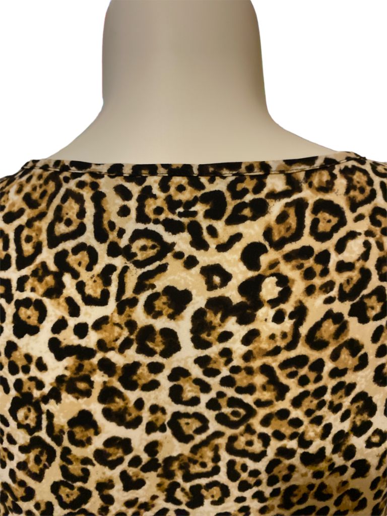 XL (3) Chico's Leopard Print Sleeveless Blouse Tank