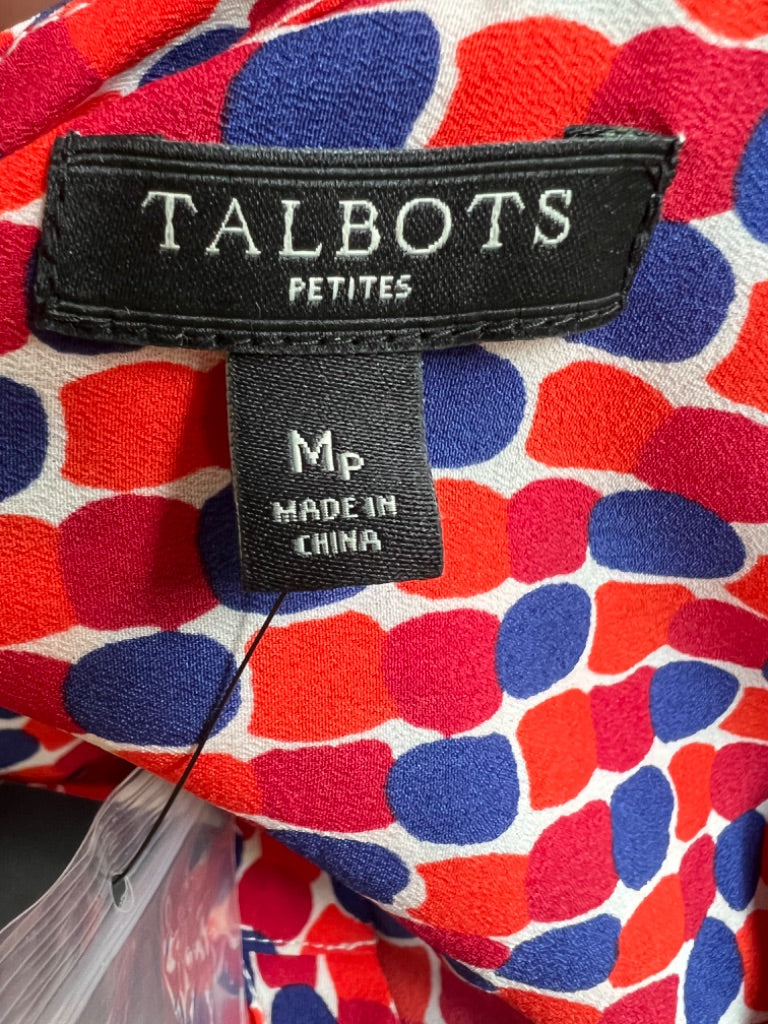 M Petite Talbots NWT Multicolor Tunic Long Sleeve