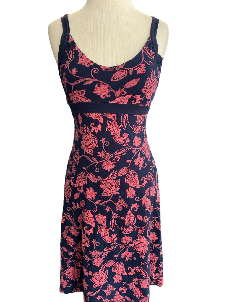 XS Patagonia Sleeveless Pink And Blue Floral Dress