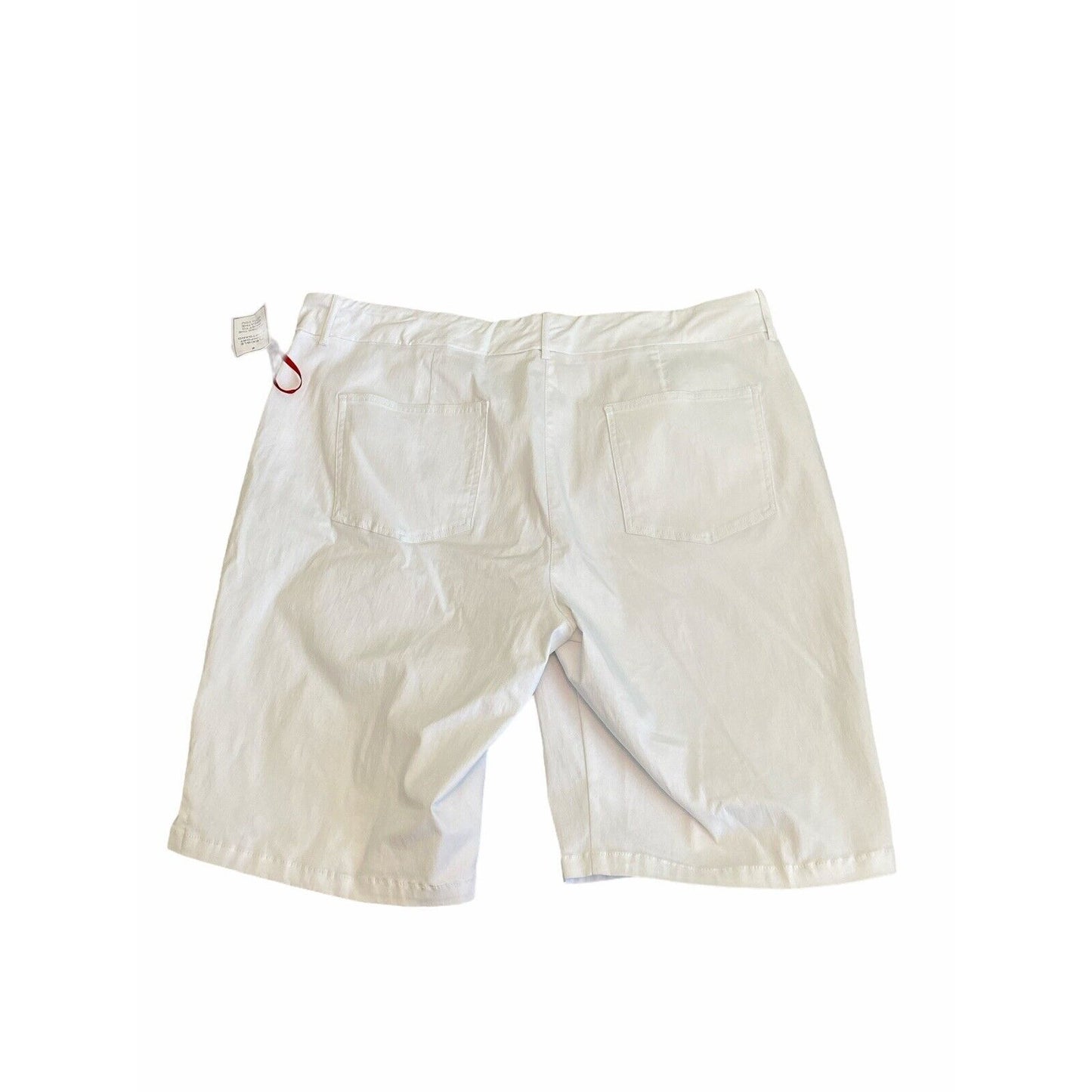 22W Ruby Rd Women's Shorts White NWT Flat Front