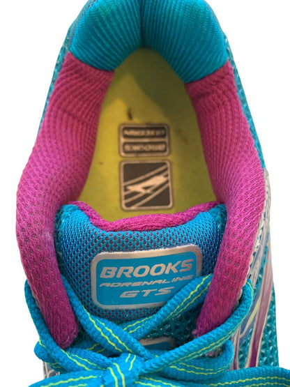 8.5B Brooks Womens Adrenaline GTS 15 1201741B498 Blue Running Shoes Sneakers Size