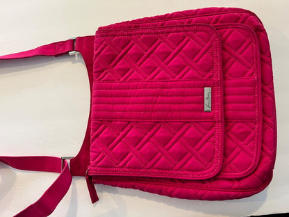 Vera Bradley Fushia Pink Hipster Crossbody Quilted