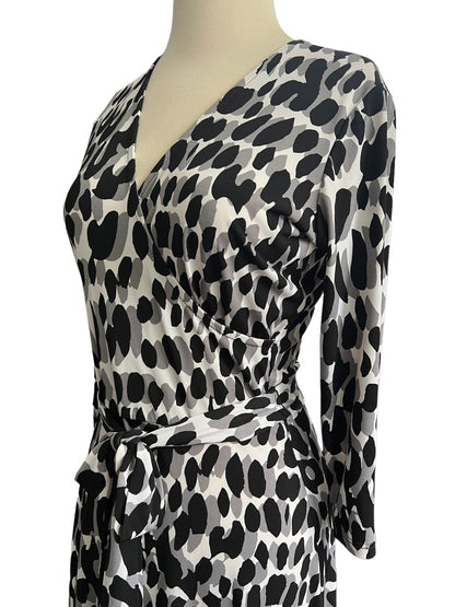 Small Leota Animal Print Wrap Style Dress