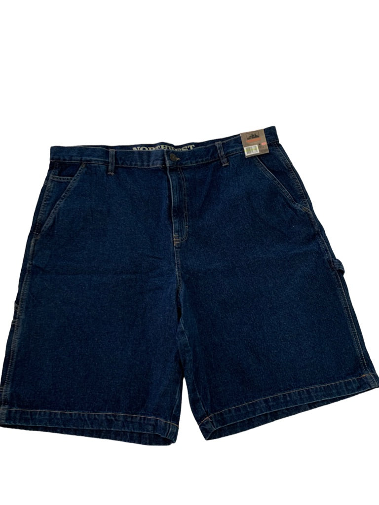 42 Northwest Territory Men's New Denim Carpenter Shorts Jean