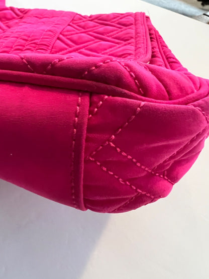 Vera Bradley Fushia Pink Hipster Crossbody Quilted