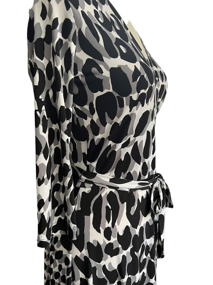 Small Leota Animal Print Wrap Style Dress