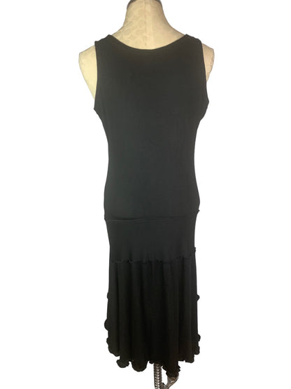 XL Women's Black New Hi Lo Dress Jersey Knit Tank Sleeveless Soft