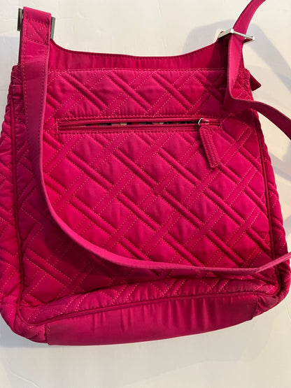 Vera Bradley Fushia Pink Hipster Crossbody Quilted