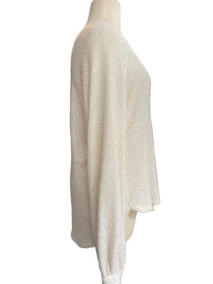 Small Urban Outfitters Ivory Oversized Soft Hi-Lo Sweater