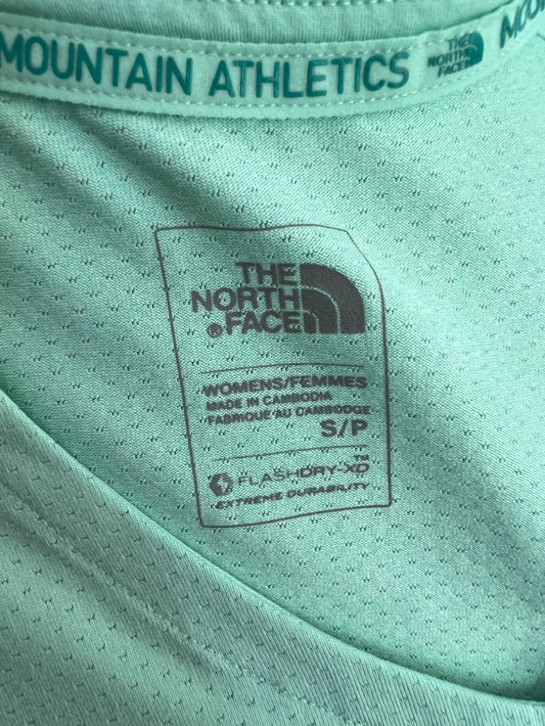 Small North Face Mint Green Athletic Tank Top Vented Back