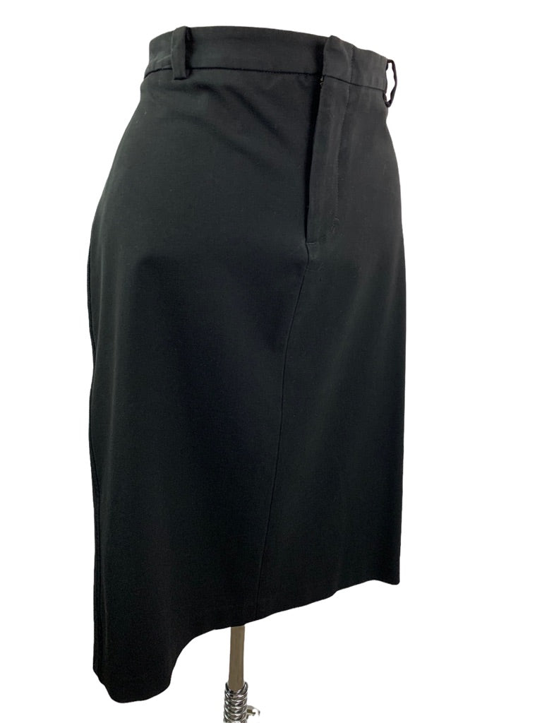 10 Gap Stretch Women's Pencil Straight Black Skirt Knee Length