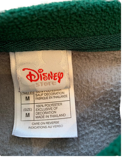 Medium Disney Gray Green Fleece Pullover Sweatshirt "Tigger"