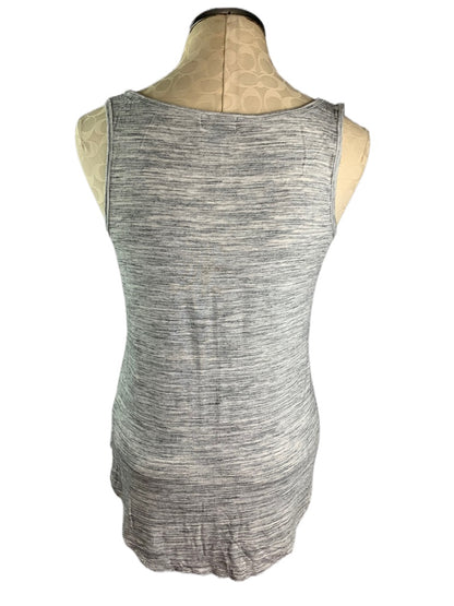 Small Old Navy Women's Heathered Gray Tank Top Loose Fit Lightweight