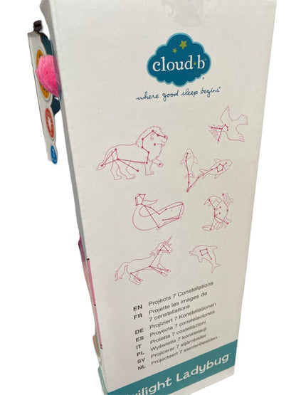 NEW Cloud B Twilight Ladybug Pink Light Projector Nursury Sleep