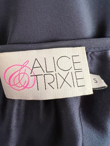 Small Alice & Trixie 100% Silk Blue Blouse