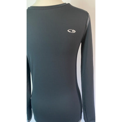 XL Champion Power Core Long Sleeve Black Athletic Shirt