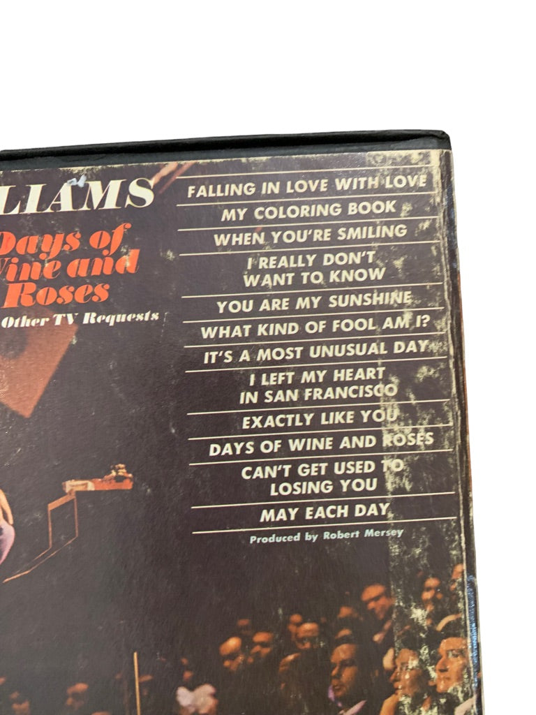 Andy Williams Days of Wine and Roses 4 Track 7 1/2 IPS Stereo Reel To Reel Tape