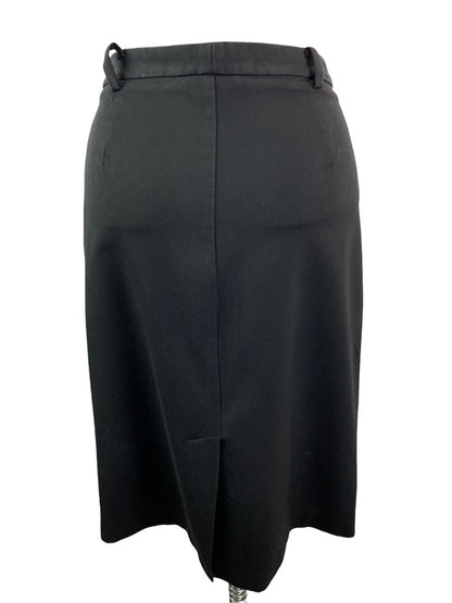 10 Gap Stretch Women's Pencil Straight Black Skirt Knee Length