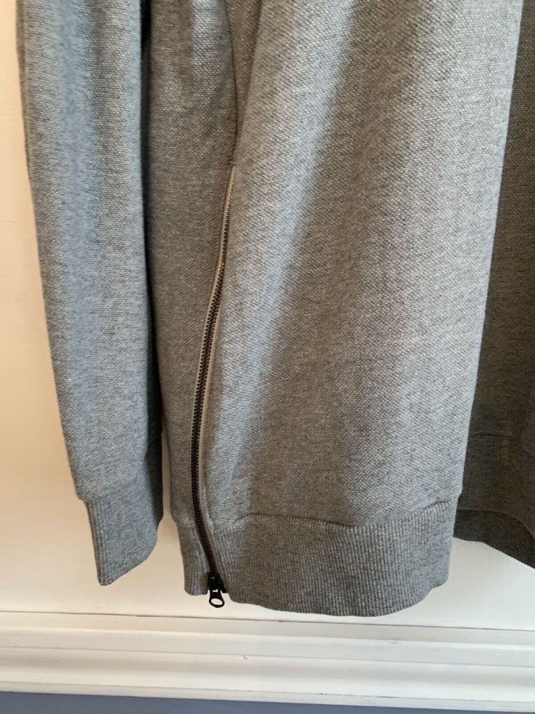 Large Puma Gray Heathered Women's New NWT EVO Hooded Cape Pullover Athletic Sweatshirt