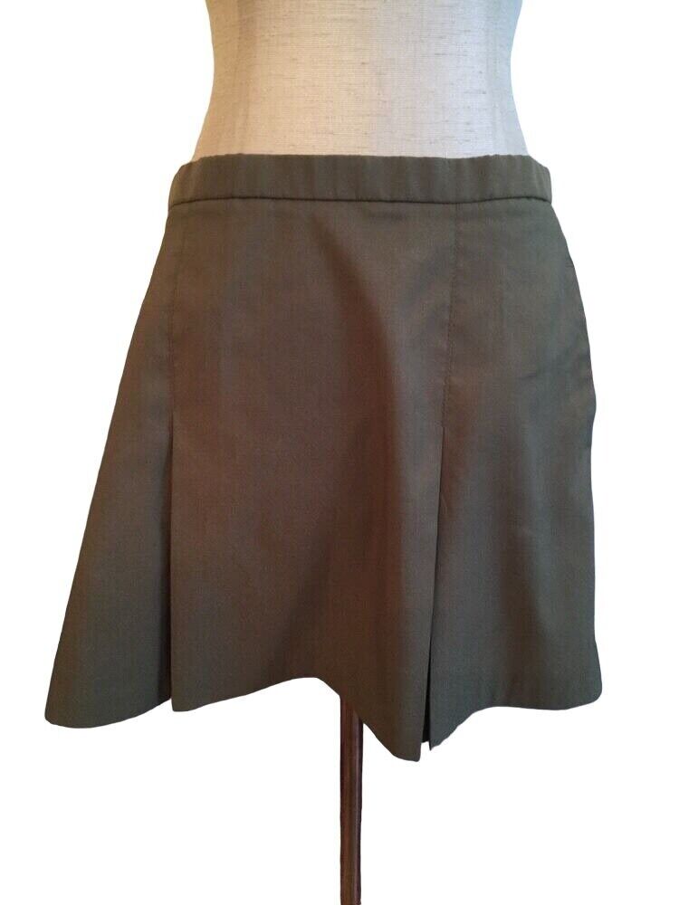 14 Wilson Khaki Tennis Skirt Pleated No Undershorts Polyester