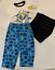 2T Carter's New 3 Piece PJ Pajama Set Superhero Blue Short Sleeves